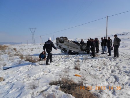 Gürbulak’ta trafik kazası: 1 ölü, 1 yaralı