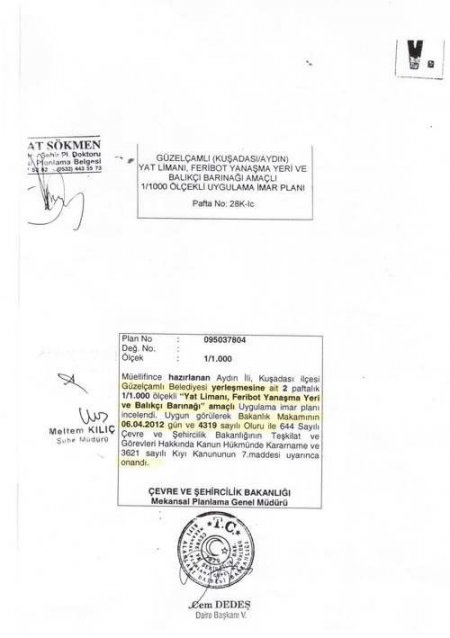 Güzelçamlı'ya, Feribot İskelesi Ve Yat Limanı Kurulmasına Onay Verildi