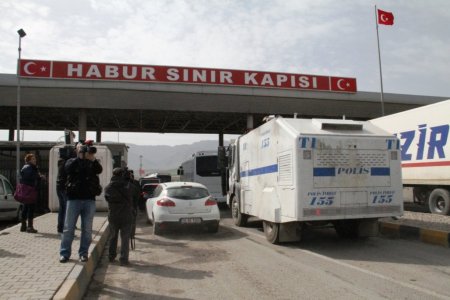 Habur Sınır Kapısı'nda güvenlik tedbirleri alındı