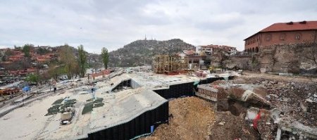 Hacı Bayram Yeraltı Otoparkı tamamlanmak üzere