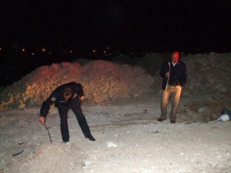 Hafriyatta İnsan İskeleti Bulundu