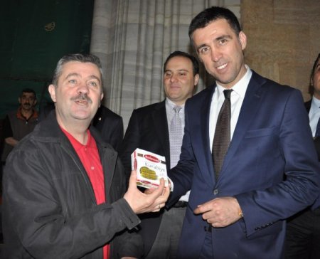 Hakan Şükür, Edirne’de Seçmeniyle Buluştu