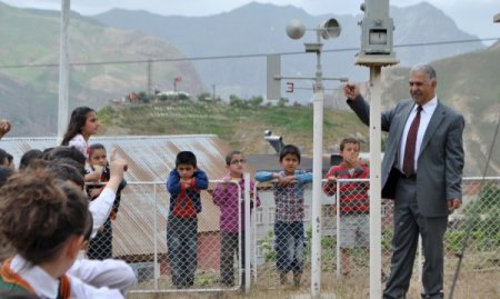 Hakkari'de Öğrenciler Meteoroloji İstasyonunu Gezdi