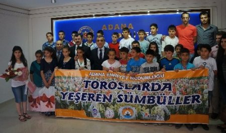 'Hakkari'nin sümbülleri Adana'da boy verdi'
