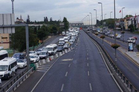 Haliç Köprüsü’nün Orta Şeridi Trafiğe Kapatıldı