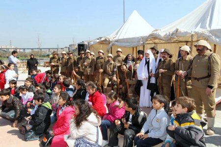 Haliç’in kıyısına Çanakkale Savaşı platosu kuruldu