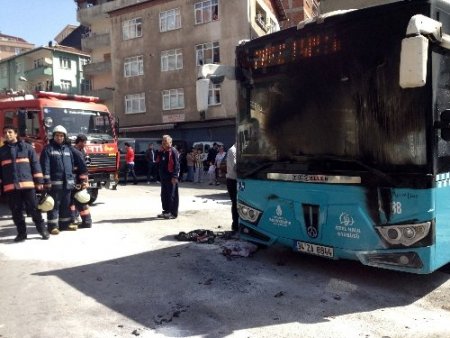 Halk otobüsüne molotof bombalı saldırı