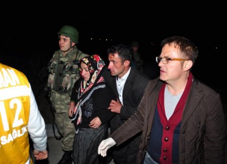 Hamile kadın askeri helikopterle hastaneye kaldırıldı