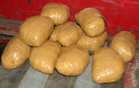 Hamzabeyli'de 11 kilo 594 gram eroin ele geçirildi