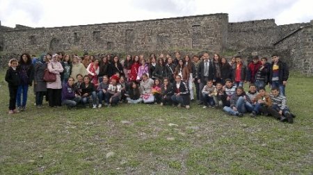 Hanaklı öğrenciler sinemayla tanıştı