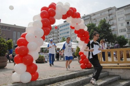 Hanlar Bölgesinde Oryantiring Yarışları Yapıldı