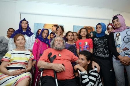 Harranlı öğrenciler yazar Fikret Otyam'la buluştu