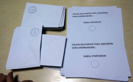 HAS Parti'nin feshine ilişkin oylama başladı