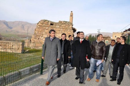 Hasankeyf’in yeni gezi güzergâhında incelemeler yapıldı