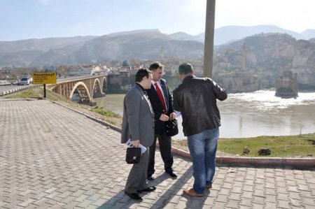 Hasankeyf’in yeni gezi güzergâhında incelemeler yapıldı