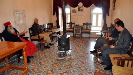 Hastane Başhekimi Arıkan, metropolit Aktaş’ı ziyaret etti