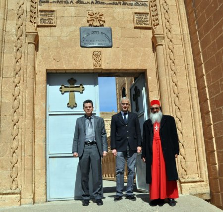 Hastane Başhekimi Arıkan, metropolit Aktaş’ı ziyaret etti