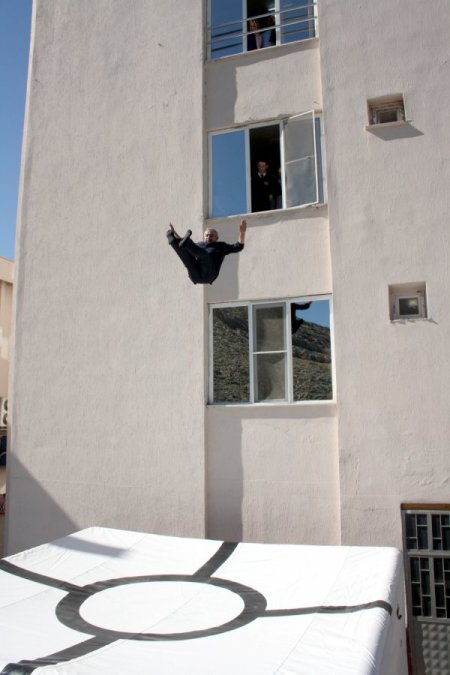 Hastane personeli yangın tatbikatı yaptı