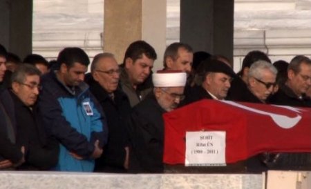Hastanede Şehit Olan Rifat Un, Son Yolculuğuna Uğurlandı