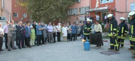 Hastanede Yangın Tatbikatı