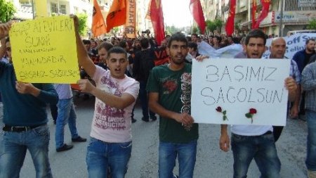 Hatay'da, Reyhanlı'daki saldırılar protesto edildi