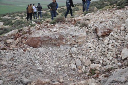 Hatay’da dağlık alana havan topu mermisi isabet etti
