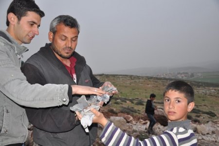 Hatay’da dağlık alana havan topu mermisi isabet etti