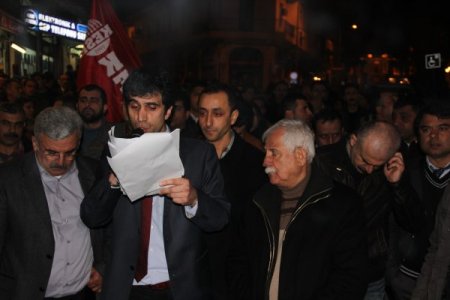 Hatay'da DHKP-C gözaltılarını protesto eden gruba müdahale