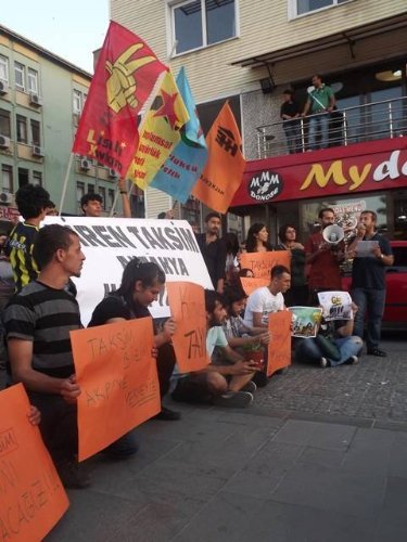 Hatay'da Gezi Parkı protestosu