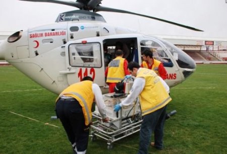 Hava Ambulansı Batman'da 1 Ayda 10 Kişinin İmdadına Yetişti