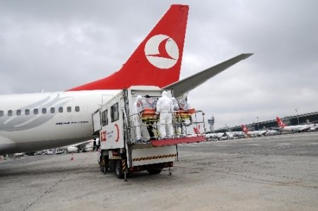 Havalimanında ‘Corona virüs’ tatbikatı