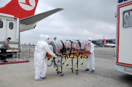 Havalimanında ‘Corona virüs’ tatbikatı