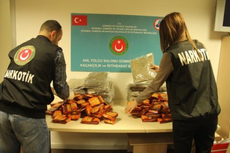 Havalimanında milyonluk uyuşturucu operasyonu
