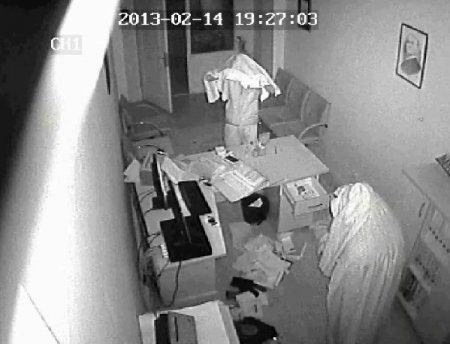 'Hayalet hırsızlar' güvenlik kamerasında