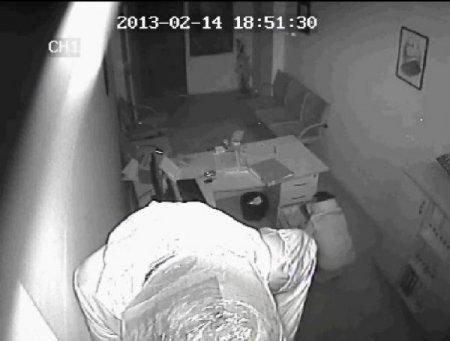 'Hayalet hırsızlar' güvenlik kamerasında