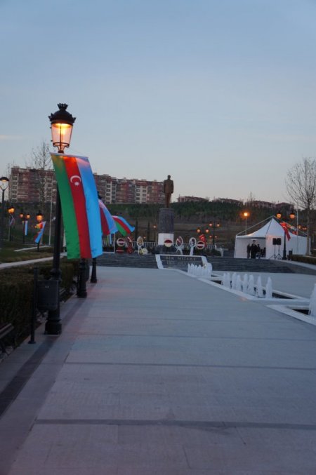Haydar Aliyev Parkı Başkent'te açıldı