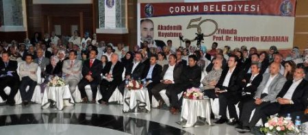 Hayrettin Karaman'a Hemşehrilerinden Vefa Gecesi
