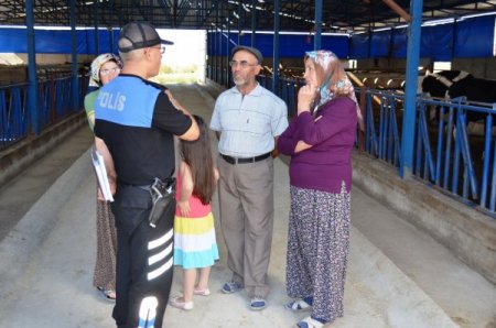 Hayvan hırsızlığını önlemek için polis kapı kapı dolaşıyor