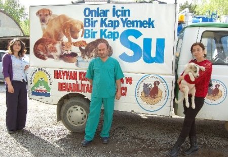 Hayvanlar için acil yardım aracı tahsis edildi