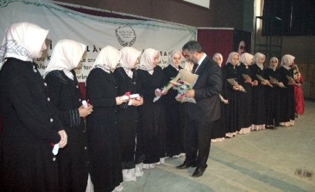 Hazıflık icazet töreni düzenlendi