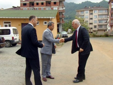 Hentbol Federasyonu Başkanı Bilal Eyüboğlu Arhavi’ye Geldi