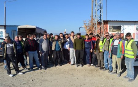 HES inşaatında çalışan işçilerin kaldığı prefabrik yandı