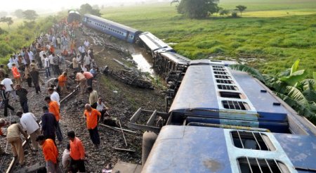 Hindistan’daki Tren Kazasında Ölü Sayısı 67’ye Yükseldi, 200 Yaralı