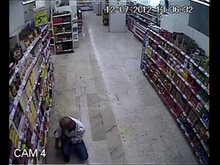 Hırsızı önce kameralar, ardından güven timleri yakaladı