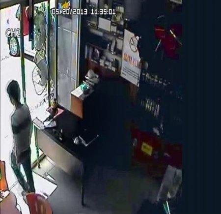 Hırsızlık anı güvenlik kameralarına yansıdı