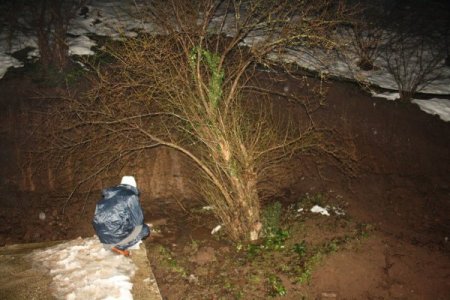 Hızla eriyen kar suları taşkın ve heyelana sebep oldu