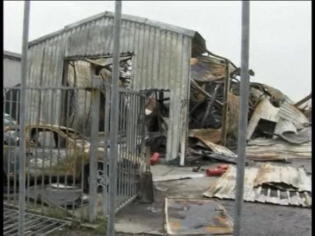 Hollanda'da Türklere Ait Bir Garaj Yandı