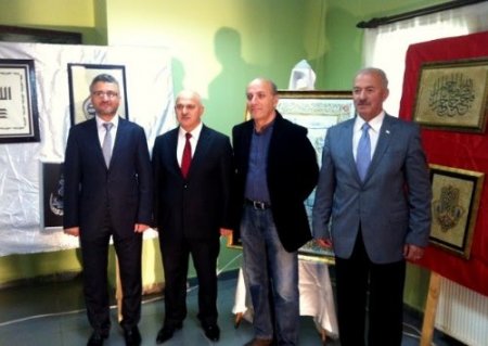 Hopa'da hat ve tezhip sergisi