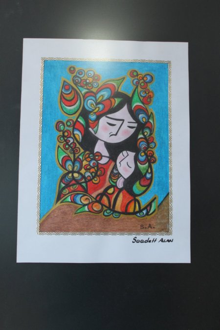 Huzurevinde anlamlı sergi