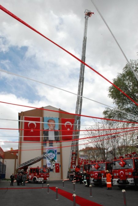İç Anadolu'nun En Prestijli İtfaiye Binası Açıldı
